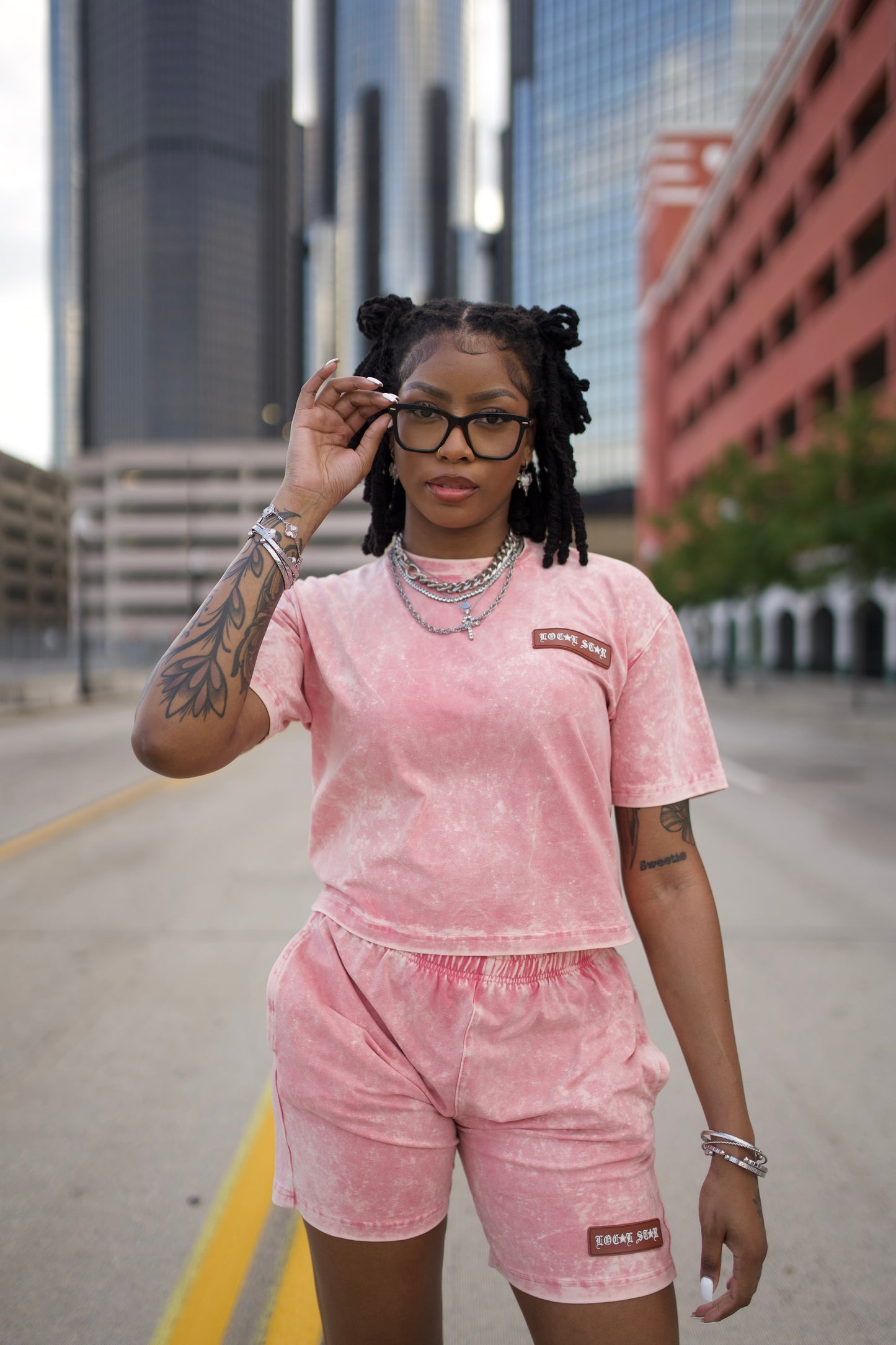 Pink women set